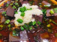 辣子蒜羊血-海富荣·锅贴·陕菜家常菜(阳光城店)