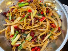 干锅鱿鱼须-不炭白烧烤(成都首店)