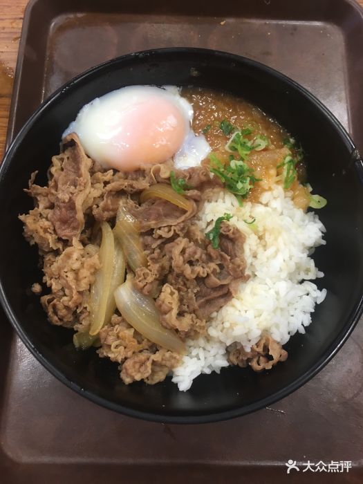 温泉鸡蛋牛丼