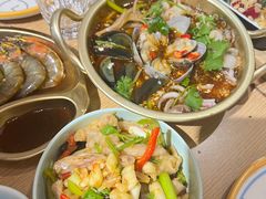 -街角等你.大连海鲜烧烤.经典铁板海鲜串(西安路店)