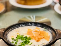 金银蛋瘦肉粥-广州中心皇冠假日酒店·百粤楼