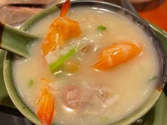 鲜虾排骨蚝仔粥-金穗园·砂锅粥.醉鸡煲火锅(长寿路店)