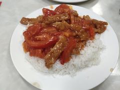 番茄猪扒饭-好好滋味茶餐厅