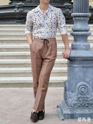 点击看大图 -怒马会 全麻衬西装高级定制