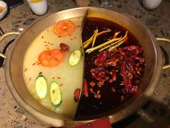 大骨鸳鸯锅-坎爷秘制火锅(科华北路店)