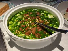 雪花牛肉绿麻婆豆腐-桂满陇·海市蜃楼·黑金(国金店)