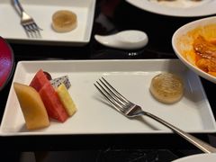 核桃年糕拼时令果盘-上海苏宁宝丽嘉酒店·嘉府壹号中餐厅