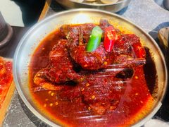 -草家酱蟹炭火烤肉店(珲春南路二店)