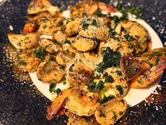 蒜香蘑菇煎虾-EATALIA意塔利意式餐厅(鼓楼店)