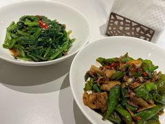 豆豉鲮鱼油麦菜-羲和雅苑•北京烤鸭(国贸商城店)