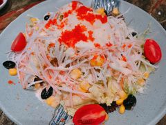 温泉蛋蟹肉沙拉-炙柒Sekinana·精致料理 烧鸟·铁板烧(海上世界店)