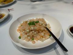 鸡头米百合炒虾仁-玫瑰厅上海菜(兴国路店)