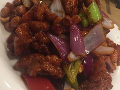 小椒香虾仁爆鸡球-陈傻子餐厅(世纪都会店)