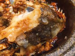 -海派美食·家宴海鲜青岛菜·石锅鲽鱼头(东方城店)