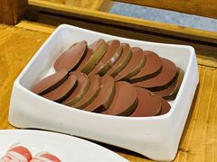 火锅鸭血-明何记涮牛肚(品牌首店隋唐植物园南门古城路店)