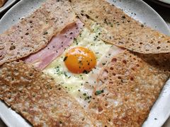 巴黎火腿鸡蛋芝士蘑菇可丽饼-RAC BAR(安福路店)