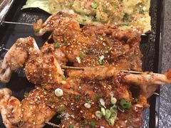 碳烤牛蛙-長壹旋转烤吧 农家鸡火锅