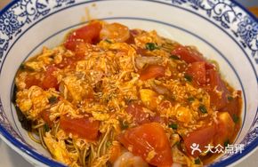 Egg Tomato Shrimp Noodles