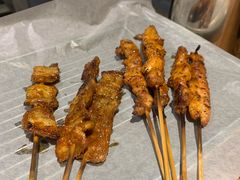 烤鸡肉串-平娃三宝烧烤·面食(南小街店)