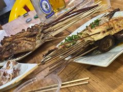 蒜蓉秋刀鱼-老何家烧烤