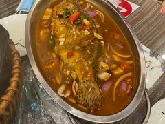 铁板臭鳜鱼-自游人·美食一楼·地道徽菜(三十年名店)