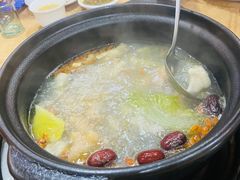 花旗参汤底-濠轩阁特色生蚝火锅(水湾路店)