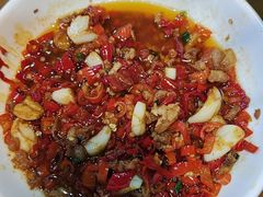 坛子辣椒炒肉-张氏父子常德肠子馆(红星总店)