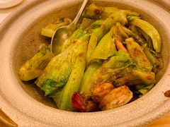 瓦煲虾干香者唐生菜-利苑酒家(合景国际金融广场店)