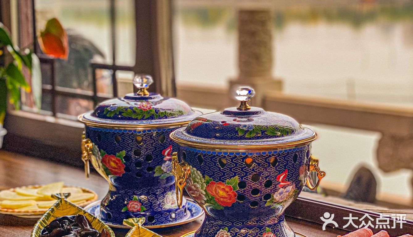 天津首家户外湖岸景泰蓝羊蝎子火锅JM冲鸭‼️