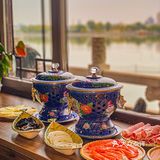 天津首家户外湖岸景泰蓝羊蝎子火锅JM冲鸭‼️