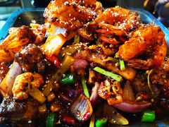 香辣排骨虾-炉小二铜锅牛蛙•川湘菜(三里屯店)