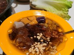 玫瑰冰粉-朱氏胖子烂火锅(洪崖洞店)