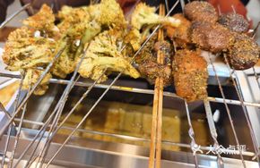Grilled Button Mushroom Skewers