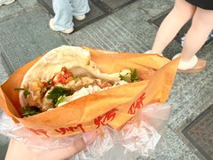 空饼加臭豆腐-董爸爸烤饼(马站底店)