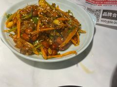 泡椒鱼皮-猪啊牛呀羊啊铜盘烤肉(正大广场店)