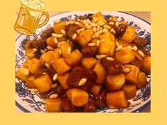 松子牛肉炒年糕-兔爸私家小厨(新北万达店)