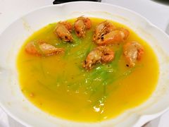 金汤翡翠罗氏虾-金色艳阳天•粤菜 淮扬菜(古平岗店)