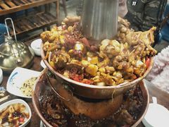 -超越炭火牛蛙火锅鸡(河东店)
