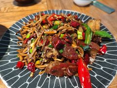 烟笋炒腊肉-眼镜味道(德才店)