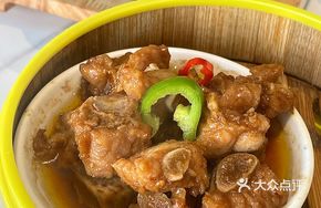 Steamed Pork Ribs with Mirin and Fermented Soybean Cake