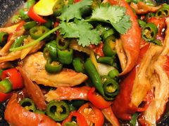 干锅猪大肠-王庄阿咪海鲜大排档(象园店)