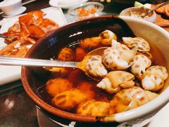 古越陈酿煮花螺-杭州西子湖四季酒店·金沙厅