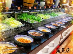 自助取餐区-豪食披萨烤肉自助(保定商场店)