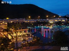 仙人掌夜景-三亚亚龙湾凯莱仙人掌度假酒店