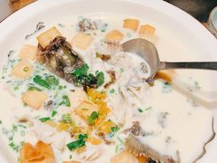 现磨豆浆捞鲈鱼-70后饭吧(府河街店)