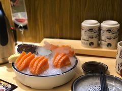 厚切深海三文鱼刺身-万岁寿司(天河领展店)