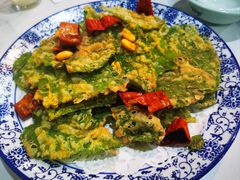 面拖桑树叶-天台徐家小吃