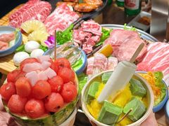 -明洞阿姨·韩式酱蟹烤肉·创意料理(三元桥店)