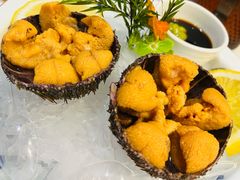 海胆刺身-必点海鲜·海肠捞饭大王(滨江道店)