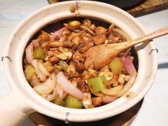香辣酱啫牛蛙-啫·粤风料理·啫啫煲(仓山万达广场店)